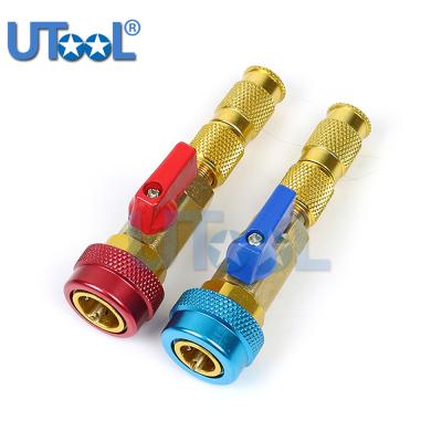 China R134A Valve Tool Air Conditioning R134A Valve Core Remover Installer High Low Pressure Tool for sale