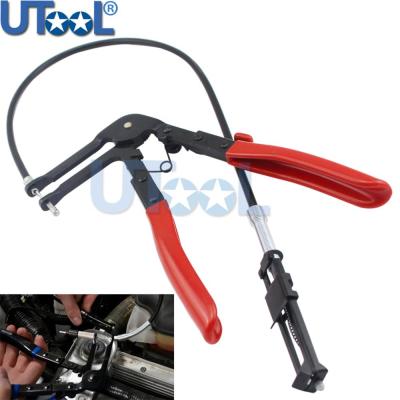 China Car Cooling System Tester Cable Type New Long Flexible Wire Reach Hose Clamp Pliers For Car Repairs Hose Clamp Removal Tool 630mm Wire for sale