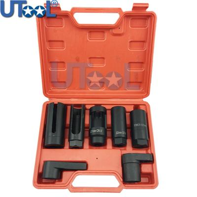 China 7pcs Removal Oxygen Sensor Plug Set Automotive Removal Tool Shop Tool Kit for sale