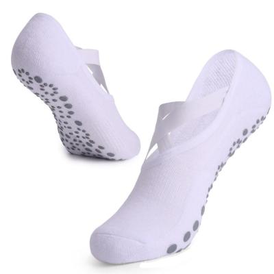 China New Design Cotton Sport Custom Antibacterial Women Socks Fashion Yoga Custom Women's Socks Custom Grip Women's Breathable Socks for sale