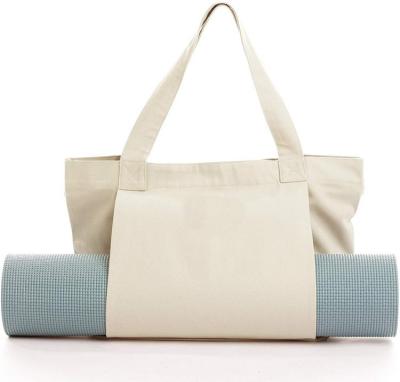 China Eco-friendly cotton canvas yoga bag new products yoga mat bag multifunctional yoga bag for sale