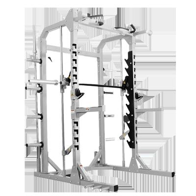 China Universal Commercial Home Multi Functional Gym Equipment Trainer Ganas Power Safe Squat Rack Smith Machine for sale