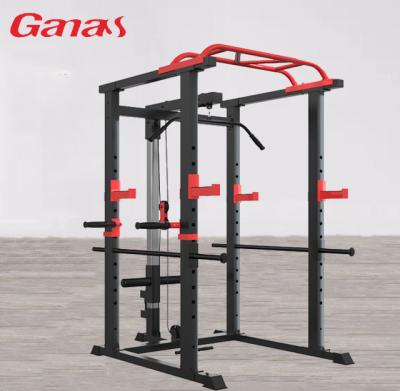 China High Quality Eco-friendly Weight Lifting Traction-UPS Machine Stretching Adjustable Training Power Rack Home Gym Squat Rack for sale