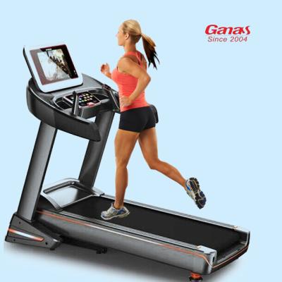 China GANAS Factory Wholesale Cardio Gym Equipment Home Gym Walking Machine Wireless Electric Treadmill for sale