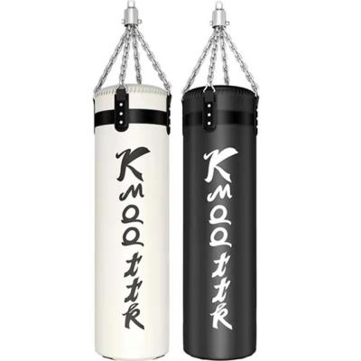 China Boxing Exercise Customized PU Leather Heavy Punching Sandbag Boxing Hanging Boxing Bag For Kicking for sale