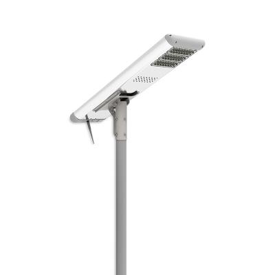 China New design ip65 waterproof garden panel separate high power 55W led heavy duty all in one 2022 solar street light for sale