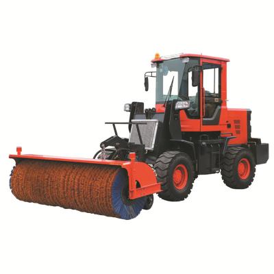 China Efficient Chinese Design Hydraulic Ghana 2 Ton Types This Front End Payloader Quick Hitch Mini Wheel Loader With Snow Plow for sale