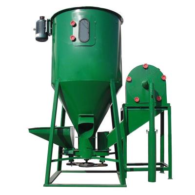 China Livestock Agricultural Household Vertical Feed Mixer 500kg 1000kg Vertical Feed Mixer Machine Poultry Mixer Grinder Feed Machine For Farm Use for sale