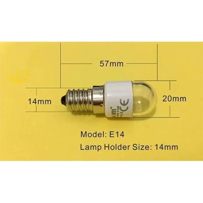 China Sewing machine parts bulbs for Singer 230 Home Sewing Machine 0.8W Volts sink type LED-BA15D110V E12 E14 B15 for sale