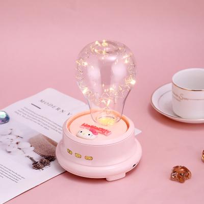 China Modern Creative Smart Night Light Shape Bulb Wireless Christmas LED Music Box For Room Desk Ornaments Holiday Family Friends Gifts for sale