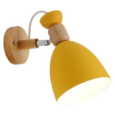 China Modern simple design Macaron color wall lamp bedroom near home lighting for home lights for sale