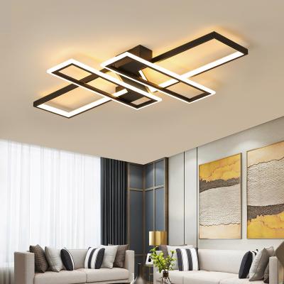 China 2022 Square Modern Crystal Ceiling Lamp Square Mounted Light Covers Luxury Led Ceiling Lamp for sale