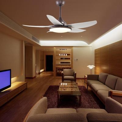 Κίνα Modern Decorative Energy Saving Bladeless Black Remote Control Led Ceiling Fans With Light προς πώληση