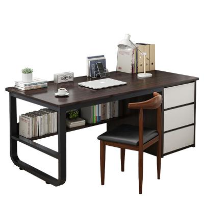 China Expandable Modern Manager Office Desk Executive Boss CEO Wood MDF Desk Table For Office Furniture for sale