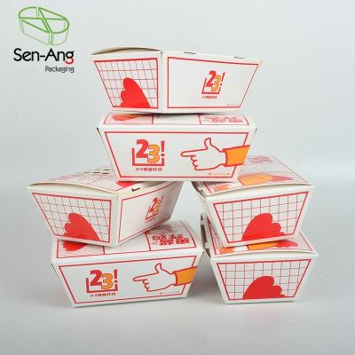 China Recyclable SenAng03 New Design Takeaway To Go Box Kfc Fried Chicken Packaging Boxes for sale