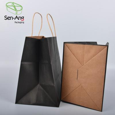 China Recyclable SenAng03 Toast Sandwich Bread Window Papertoast Packing Custom Logo Kraft Manufacture Merry Christmas Bag Paper for sale