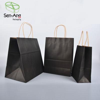 China Recyclable SenAng03 Brown Stand China Bolsa De Papel Machine Made Eco Friendly Kraft Paper Bags Custom Up Ziplock Pouch for sale