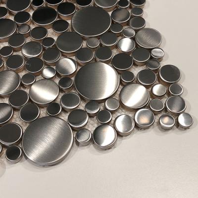 China Modern Double Color Stainless Steel Sheet Mosaic Stainless Steel Sheet For Wall Decoration for sale