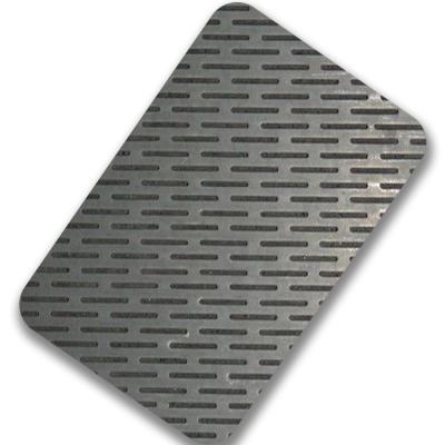 China Wall Panel Elevator Door Booth Decoration Perforated Metal Sheet For Ceilings Decorative Material Screens / Stainless Steel for sale