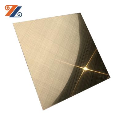 China Decorative Interior Wall Panels Foshan 316 Stainless Steel Sheet Cold-rolled Polishing Stainless Steel Plate For Shopping Mall Project for sale