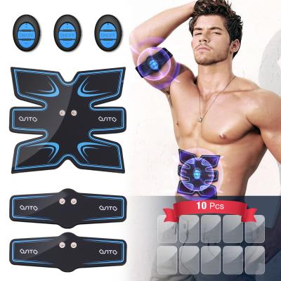 China Body Massage Belt Abdominal Radio Six Pack EMS Muscle Stimulator Pain Relief Waist Therapy Lower Back Massager for sale