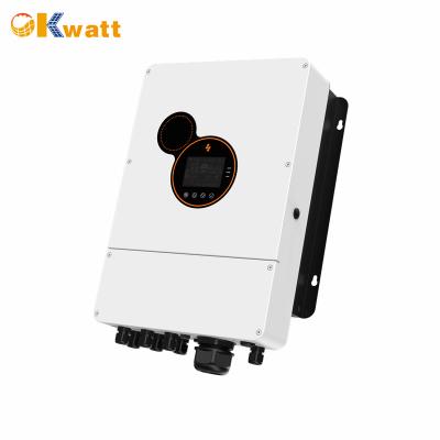 China New Arrival Solar Charge Inverter 5.5kW Single Phase Inverter Off Grid Controller Inverter Pure Sine Solar Wave 556*345*182mm for sale