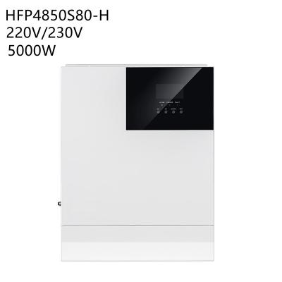 China High Quality Solar Inverter DC 48V AC 220V 5KW Output MPPT Solar Charging Inverter For Home Use 426*322*124MM for sale