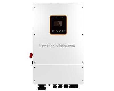 China Inverter High Efficiency Hybrid Solar Inverter 8kW 8000W Split Phase ESS Hybrid Solar Inverter 430*220*710mm for sale