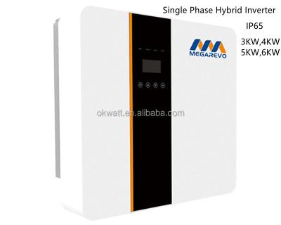 China MEGAREVO Inverter 4kW 4000W Megarevo Single Phase Inverter Solar Power Hybrid Inverter 550*200*515mm for sale