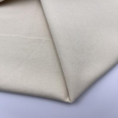 China Brushed Sueded 100% Polyester Cotton Spandex Fabric Hot Selling Soft Coat Winter Fabric for sale