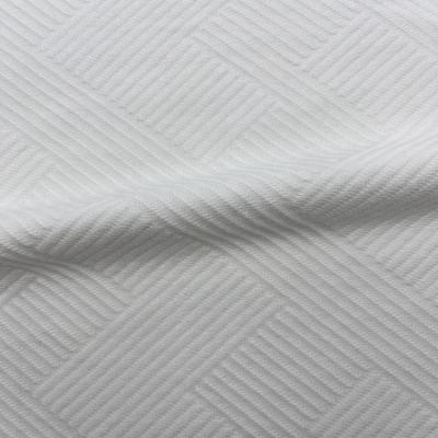 China Wholesale Wind Proof Factory Custom 96% Nylon Polyester Spun 4% Rayon Spandex Jacquard Knitted Fabrics for sale