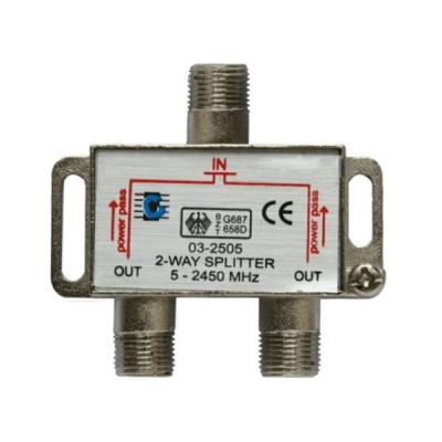 China Zinc alloy 2 splitter, 3,4,6,8 way 5-1000 MHz catv splitter for sale