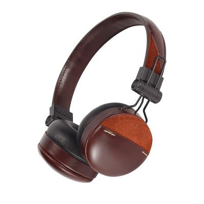 China Premium Leather Stereo Earphone Bluetooth Earphone HEP-0116 for sale