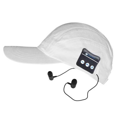 China Mini Earphone i3 Headset White Earphone Sport Golf Cap Speaker Removable Washable Unique Golf Cap for sale