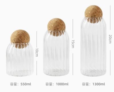 China Heatable suitable for household storage of various small glass jars customized wholesale and retail spherical lids food for sale