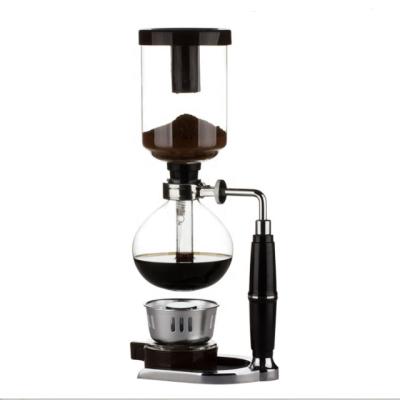 China Viable Mocha Pot Heat Proof Glass Coffee Maker Bartender Machine 500ML Siphon Coffee Pot Filter for sale