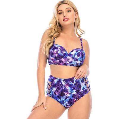 China Plus Size Plus Size Women Bikini For Fat Woman Swimwear Beach Wear Sexy For Large Size XXXL for sale