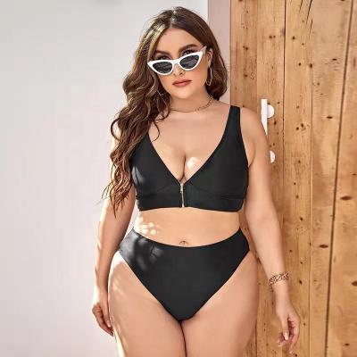 China Plus Size Plus Size Women Bikini For Fat Woman Swimwear Beach Wear Sexy For Large Size XXXL for sale