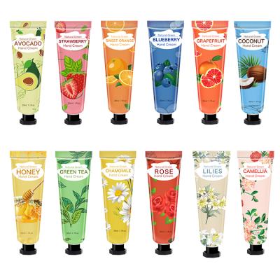 China Custom Wholesale Private Label Mini Hand Creams Moisturizing Whitening Natural Organic Hand Cream Anti Aging for sale