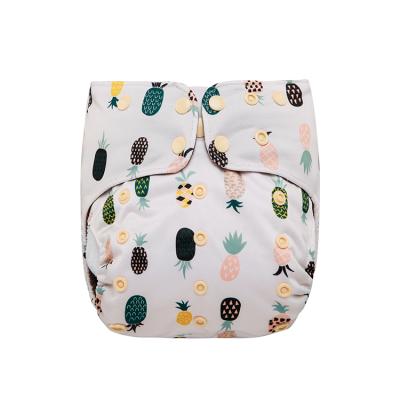 China Printed Reusable Washable Baby Diaper Cloth Baby Diaper Cloth Diaper Bamboo Baby Diaper Panty Cloth for sale