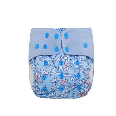 China Friendly Reusable Pre Folded Bulk Cloth Diapers Printed Reusable Diaper Cloth for sale