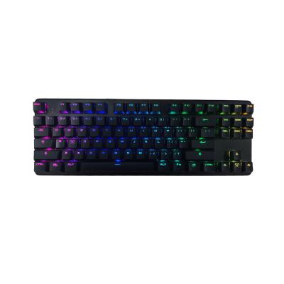 China Anti-ghosting Wireless Gaming Keyboard RGB 87 Keys Compact Design OEM/ODM Mechanical Keyboard Keyboards for sale