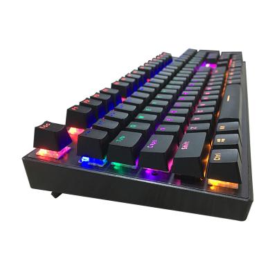 China ABS+Metal Mechanical Mouse and Keyboard Gaming Keyboard Blue Switches Backlit RGB Gaming Keyboard Gamer for sale