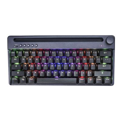 China ABS+Metal Compact Design OEM/ODM TYPE C Port RGB Gaming 60% Mechanical Keyboard GM861 for sale