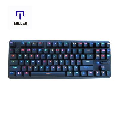 China Hot Selling Customized Mechanical Type C Gaming Keyboard Anti-ghosting Keyboard China Factory Mechanical Keyboard 87keys for sale