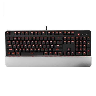 China Factory Price ABS+Metal Electronic Keyboard Led Backlight Metal Gaming Keyboard With Optical Switch for sale