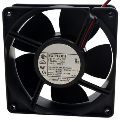 China PAPST4214 4.3W 120*120*38mm 12CM Hotel Fan 24V Blower Axial Fan for sale