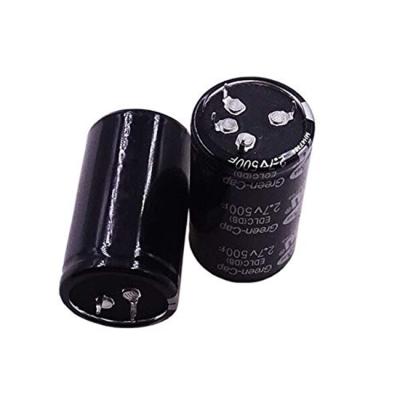 China Super Miniaturized Capacitor 2.7V500F 4Pin 35*60mm 2.7/500 Automobile Accessories 500F 2.7V 4p Available Sale for sale