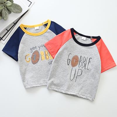 China Enzyme Washed Cotton Kids Clothing T-shirts Baby Spring Summer Customizable Clothes Wholesale Variety Of Styles for sale