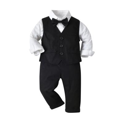 China Premium Quality Baby Boy Anti-Shrink Gentleman's Formal Wear Clothes Clothing Set Baby for sale